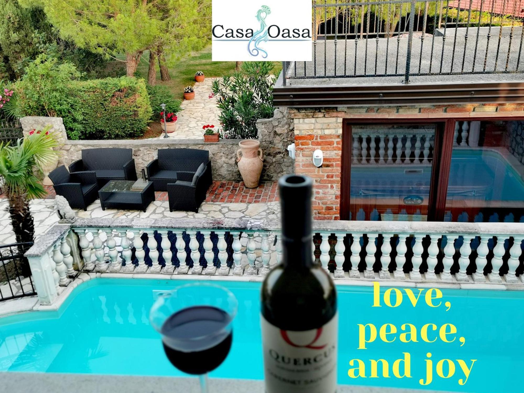 Casa Oasa -Accommodation , Pizzeria & Bar Marezige Zewnętrze zdjęcie